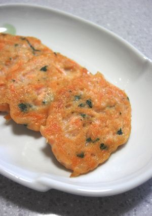手づかみ離乳食☆ふわふわ鮭バーグ♪-レシピのメイン写真