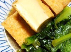 小松菜と厚揚げのさっと簡単煮-レシピのメイン写真