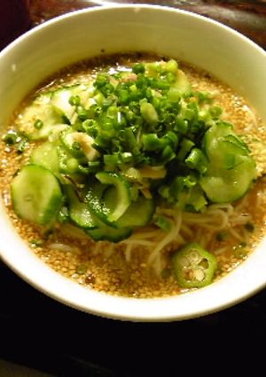 暴食反省ダイエット☆冷や汁風そうめん-レシピのメイン写真