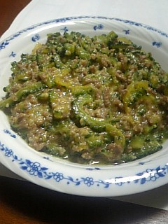 甘ウマ!!母の味*ゴーヤの肉味噌炒め♪-レシピのメイン写真