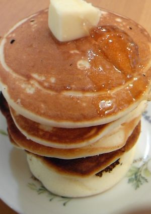 米粉で★ふんわり優しいおふとんパンケーキ-レシピのメイン写真