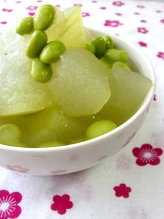 冬瓜と枝豆のトロっと煮 冷やしても美味♪-レシピのメイン写真