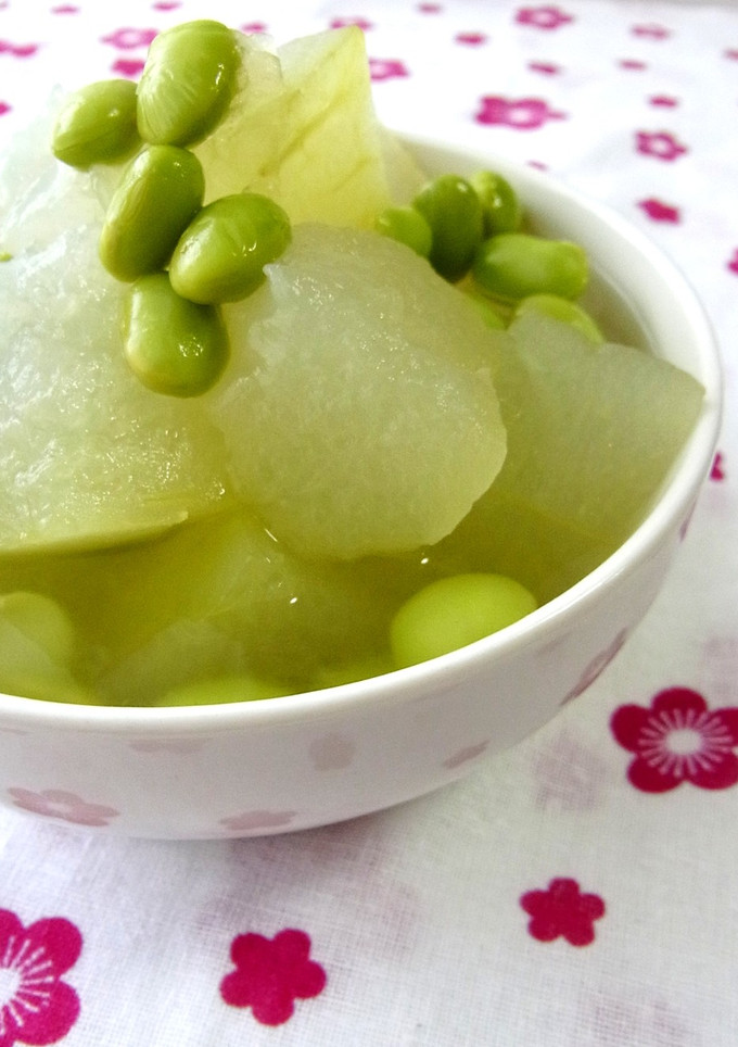 冬瓜と枝豆のトロっと煮　冷やしても美味♪-レシピのメイン写真