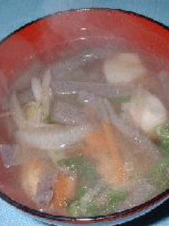 残った野菜で☆けんちん汁~♪-レシピのメイン写真