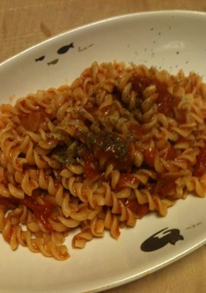 激安！激ウマ！トマトとバジルのパスタ-レシピのメイン写真