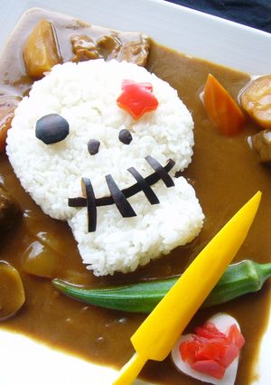 ♪夏野菜でスカル☠☠ฺ☠ฺฺデコカレー♪-レシピのメイン写真