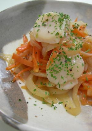 ホタテのソテー♡野菜もたっぷり♪-レシピのメイン写真
