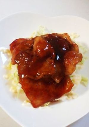 簡単！豚のさっぱりご飯-レシピのメイン写真