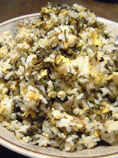 大根の葉で「なんちゃって高菜チャーハン」-レシピのメイン写真