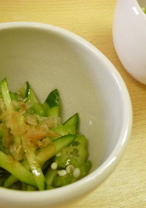 すぐ出来ちゃう★オクラと胡瓜の和えもの-レシピのメイン写真