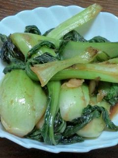 青梗菜の焼き煮-レシピのメイン写真
