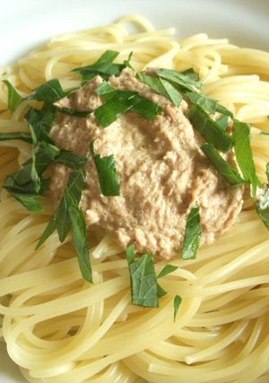 和風。ツナマヨパスタ-レシピのメイン写真