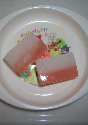 アセロラとカルピスの寒天-レシピのメイン写真
