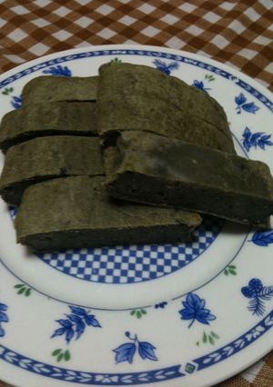 黒ｺﾞﾏお豆腐ｹｰｷ-レシピのメイン写真