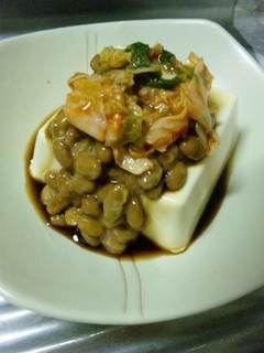 キムチ納豆冷奴☆-レシピのメイン写真
