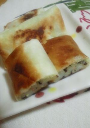 残った「ひじきの煮物」で春巻き~☆-レシピのメイン写真