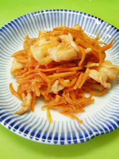 豚と人参のしょうが焼き-レシピのメイン写真