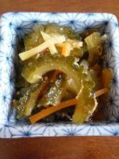 シャキシャキ♪ ゴーヤの漬物-レシピのメイン写真