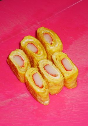 お弁当に！パルメザンチーズのカニカマ玉子-レシピのメイン写真