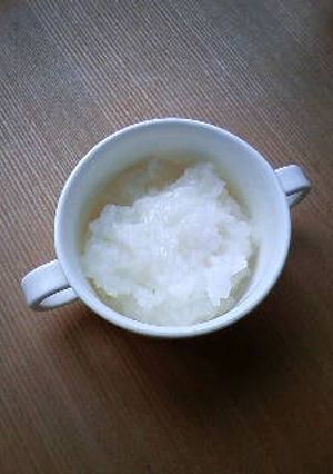 離乳食 ふきこぼれにくいお粥-レシピのメイン写真
