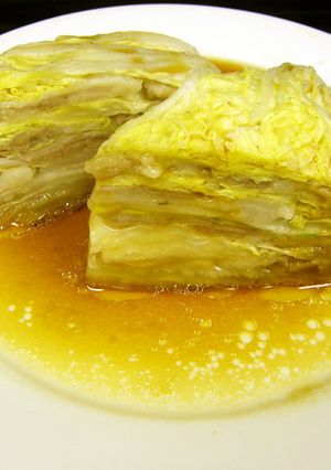 レンジで簡単　白菜と豚バラ肉の重ね煮-レシピのメイン写真