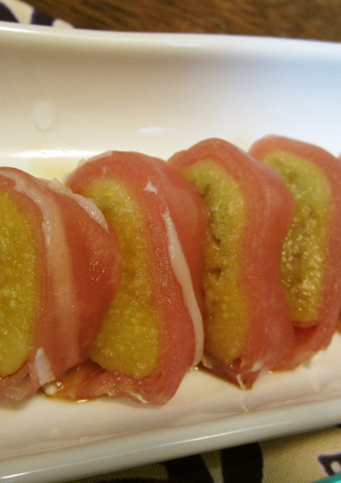 焼き茄子の生ハム巻き！-レシピのメイン写真