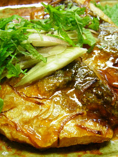 トロ鯵の黒酢蒲焼き-レシピのメイン写真