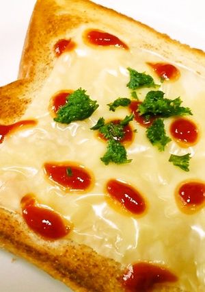 朝食に❤簡単ピザトースト-レシピのメイン写真