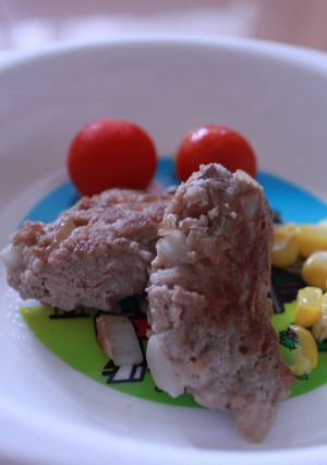 野菜嫌いの子のためのハンバーグ-レシピのメイン写真