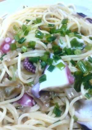 タコとザーサイの冷製パスタ-レシピのメイン写真