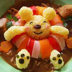 รูปของ うきわでプカプカ♪デコカレー