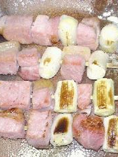 串焼きハム-レシピのメイン写真