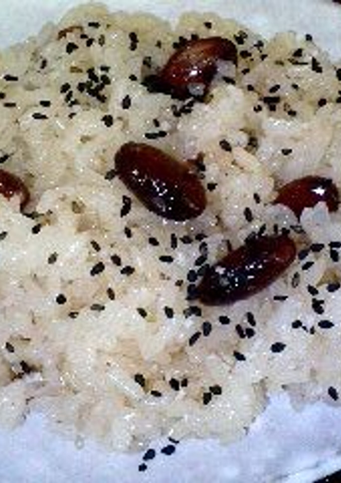 炊飯器にいれるだけ簡単おふかし（赤飯）-レシピのメイン写真
