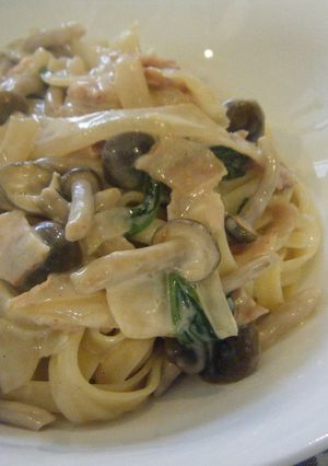 簡単♪クリームパスタ-レシピのメイン写真