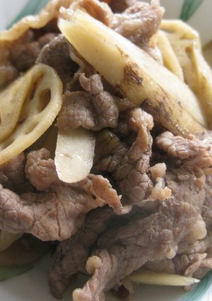 割り下de！牛肉＊ごぼう＊れんこん柳川風-レシピのメイン写真
