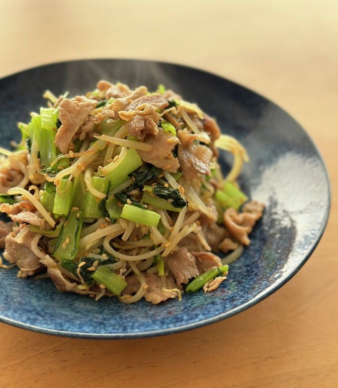 ご飯がすすむ!!もやしと牛肉のすき焼き風-レシピのメイン写真