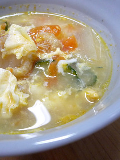 夏野菜のスープ-レシピのメイン写真