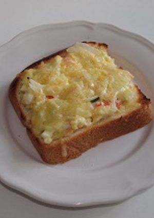 ポテトサラダトースト-レシピのメイン写真