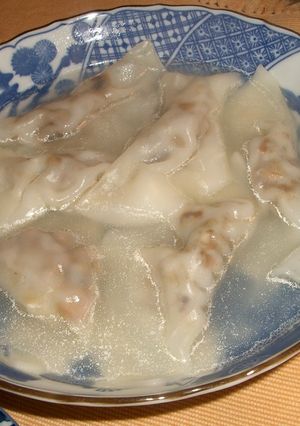 つるん☆と喉ごし気持ちいい♥水餃子-レシピのメイン写真