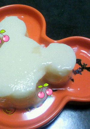 簡単！ミッキーづくしのハニーミルク寒天-レシピのメイン写真