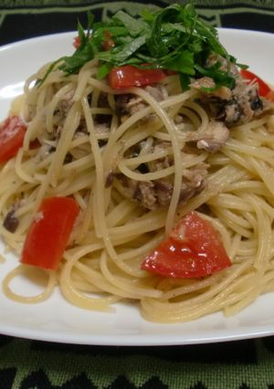 さば缶とトマトのパスタ♪-レシピのメイン写真