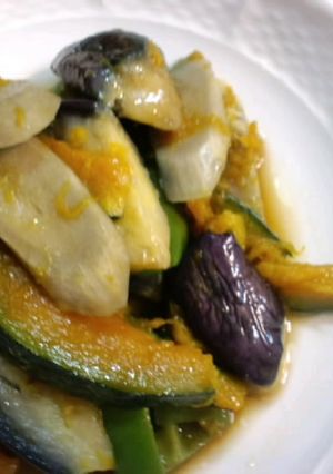 おいしい!夏野菜のあげ浸し-レシピのメイン写真