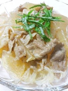 冬瓜と豚肉のピリ辛☆中華春雨あんかけ-レシピのメイン写真