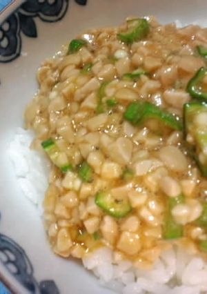 ネバネバうまうま☆オクラ納豆-レシピのメイン写真