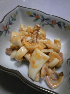 イカとねぎの酢味噌あえ-レシピのメイン写真