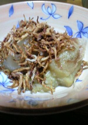 ｶﾘｶﾘちりめん焼き茄子-レシピのメイン写真