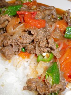牛肉のトマト煮ごはん-レシピのメイン写真