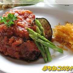 玉ねぎを炒めないふんわりハンバーグ♪-レシピのメイン写真