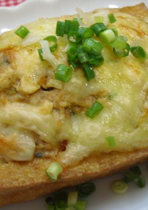 鮭缶で♪厚揚げチーズ焼き-レシピのメイン写真