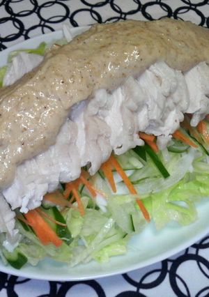 『冷製♪棒棒鶏風 鶏サラダ』-レシピのメイン写真